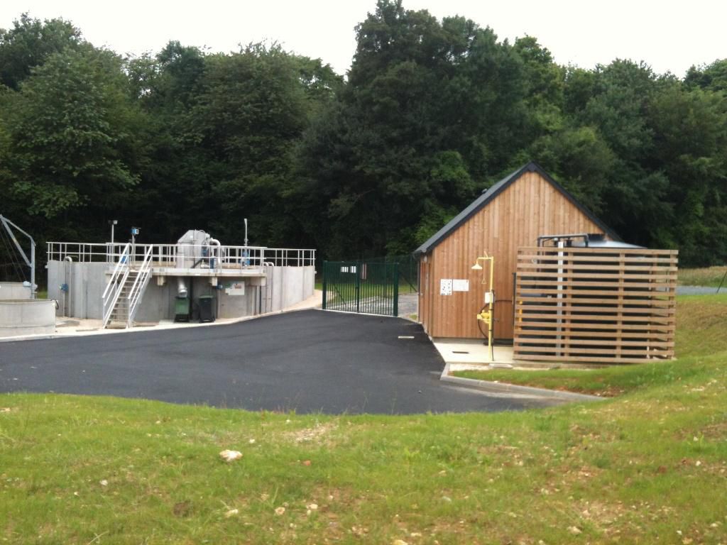 Installation Traitement d'eaux usées Infrastructures Concept